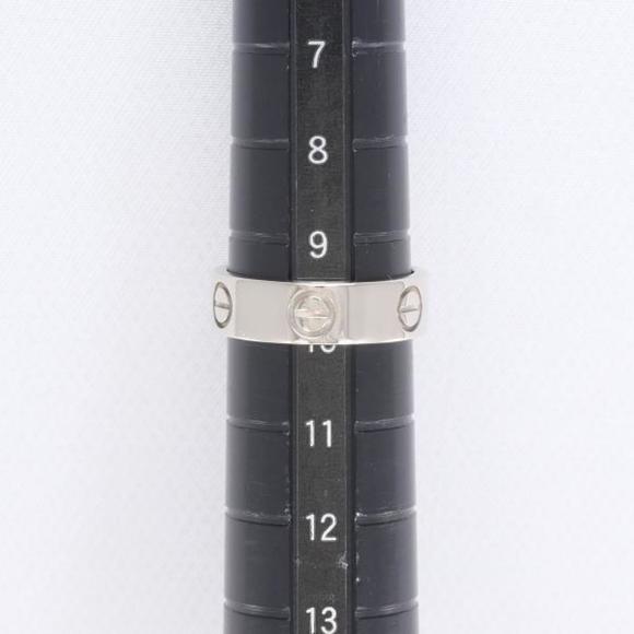 CARTIER Love K18WG Ring Size 9.5 Total Weight Approx. 6.3g Jewelry Wrapping - Picture 5 of 7